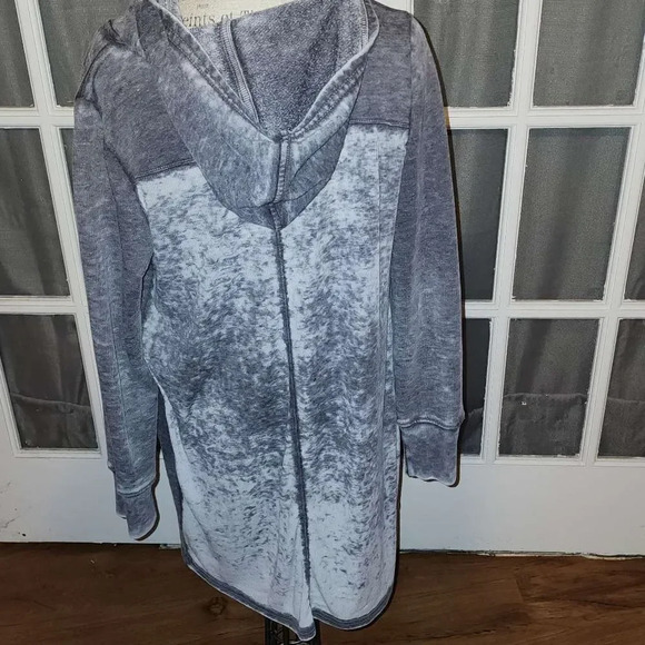 Soft Surroundings Womens Gray Open Front Cardigan Sweater‎ Small - Picture 2 of 5